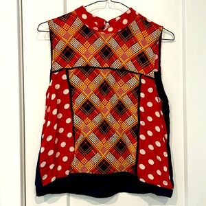 Anthropologie Tiny Brand Art Deco Tank XS-S EUC